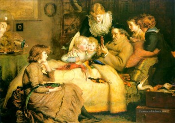  lit Tableaux - régnant passion préraphaélite John Everett Millais